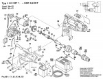 Bosch 0 601 927 742 GSR 9,6 VET Cordless Screwdriver 9.6 V / GB Spare Parts GSR9,6VET